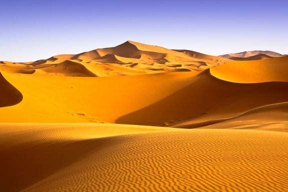 Clair treks the Sahara Desert in Africa